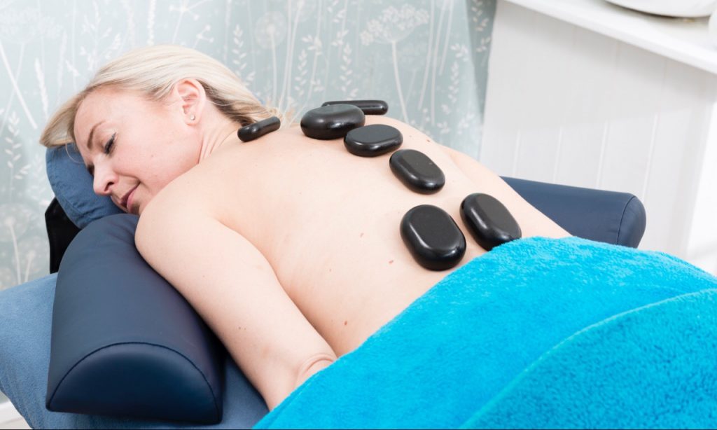 Full body hot stone massage